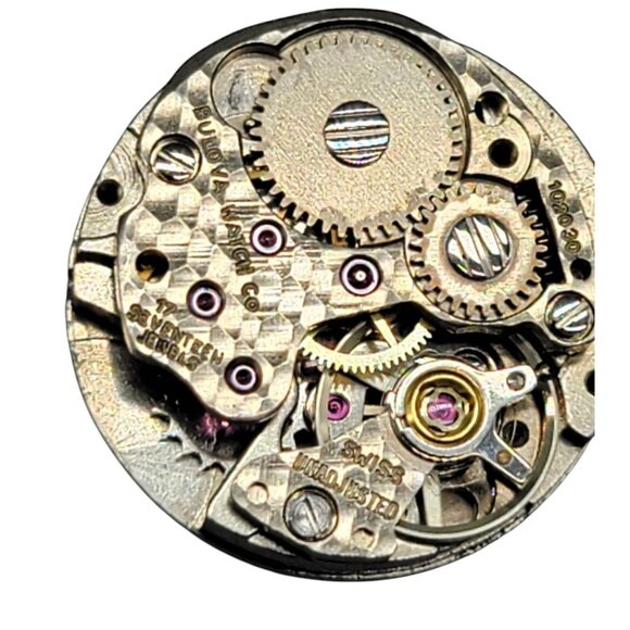 Carvelle by Bulova Ladies Wind Watch Vintage 6.5" Two Tone Band P0 1980 Swiss - Picture 7 of 14